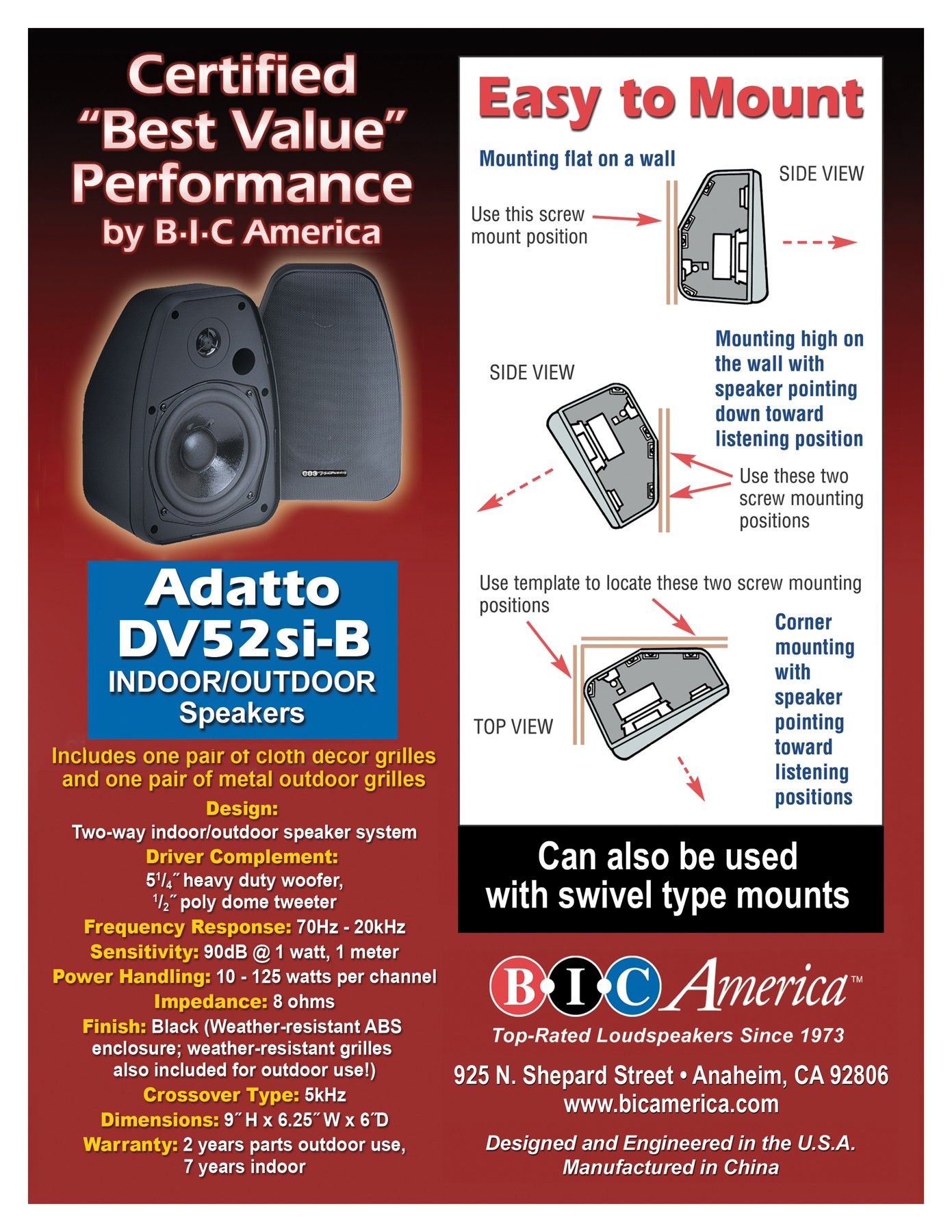 Adatto DV52si Black, view 6