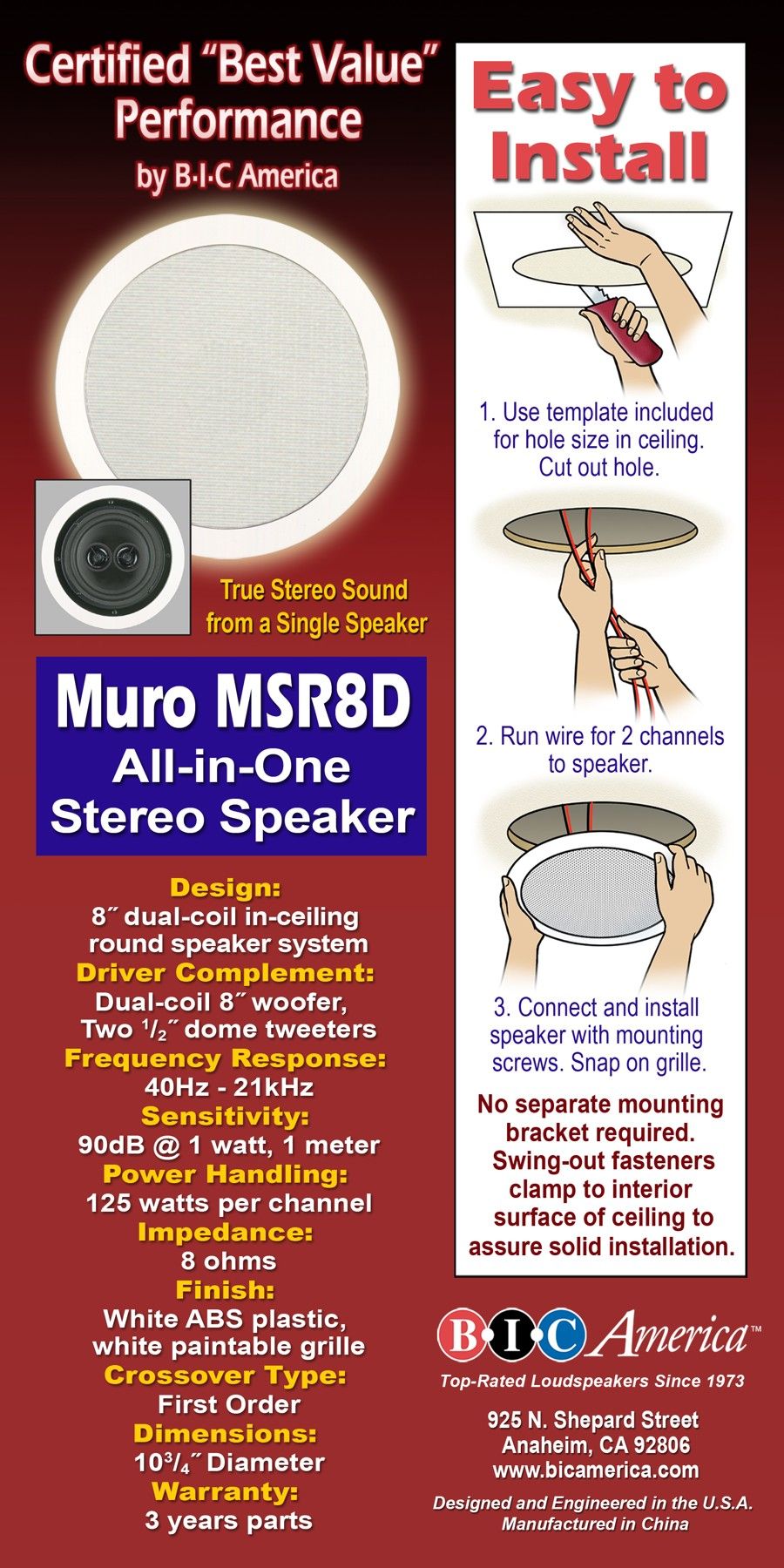 BIC MSR8D, view 7